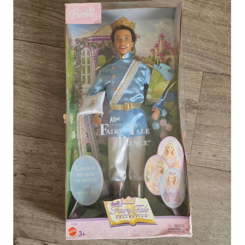 Mattel BARBIE Black Ken Fairy Tale Prince Doll 2003